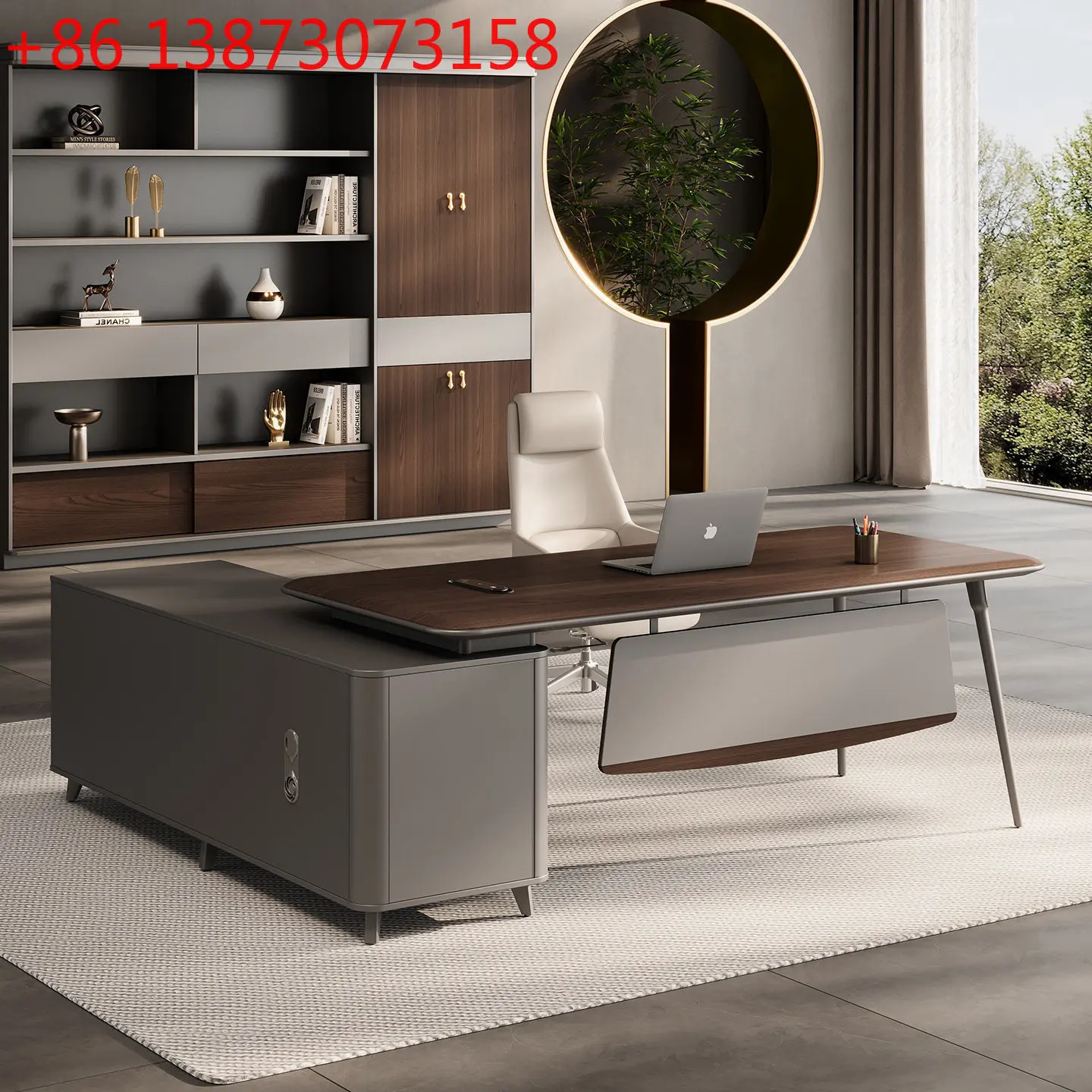 Light luxury senior sense manager office leader old desk