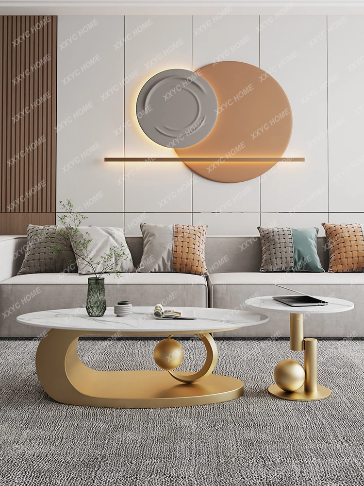 Coffee Table Combination Modern Minimalist Living Room Small Apartment