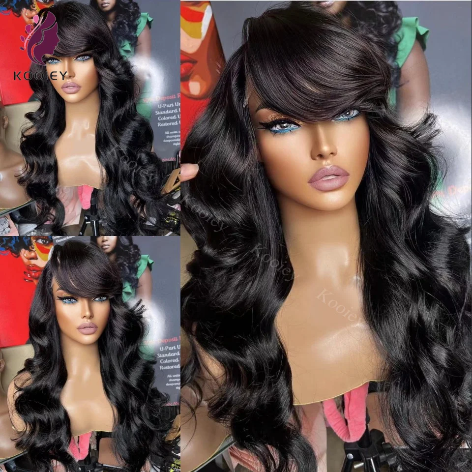 

Loose Body Wave 5x5 Silk Base Top Wigs 13x6/13X4 Deep Parting Human Hair Lace Front Wig Natural Black Full Lace Human Hair 360