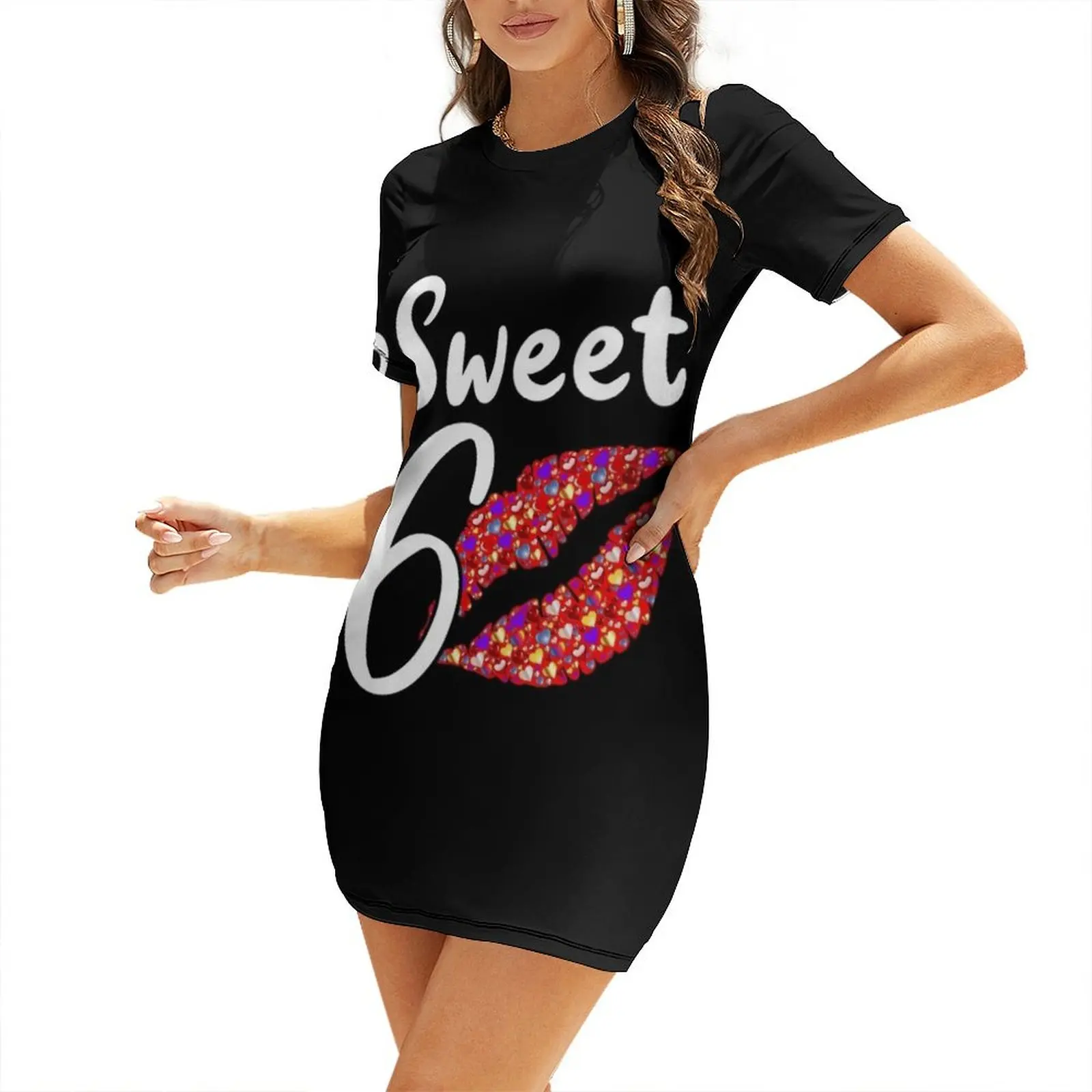 

Sweet sixty 60th birthday 60 years old - Birthday Short Sleeved Dress Cocktail of dresses long dress women women dresses Dress