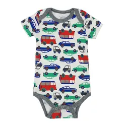 Baby Bodysuit Newborn Babies Boys Girls Body Random 3 Pack 3 6 9 12 18 24 Months Infant Short Sleeve Clothing