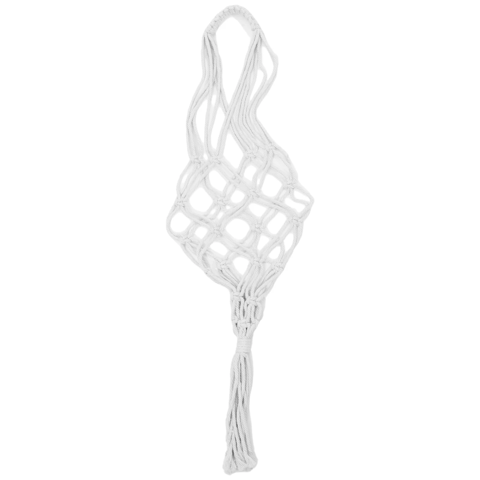 

Fruit Hammock Vegetable Basket Kitchen Storage ganizer Decorative Hanging Cotton Rope Long Lasting Foldable Storage Solution
