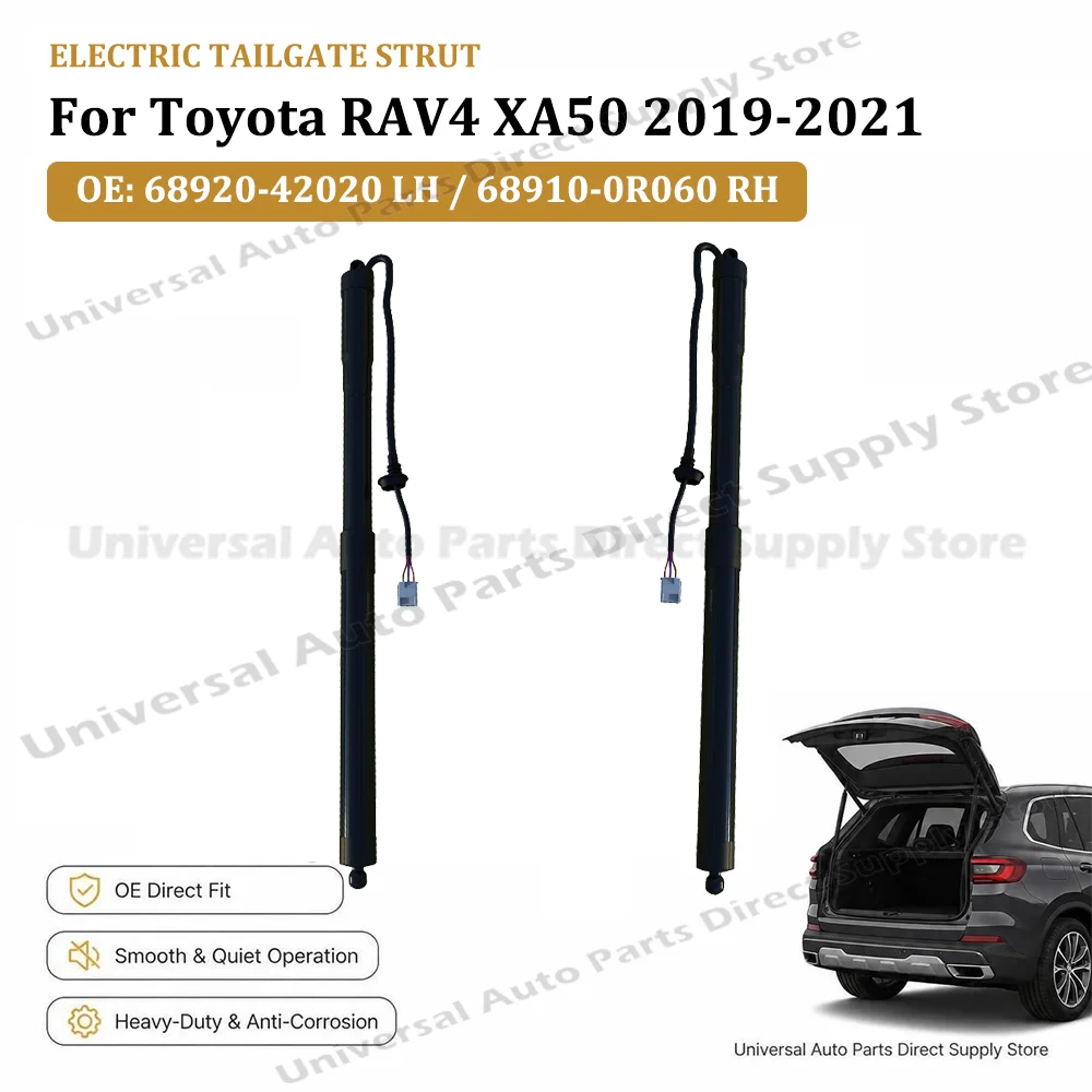 Electric Tailgate Strut for Toyota RAV4 XA50 2019-2021 Replacement Liftgate Motor OE 68920-42020 68910-0R060 Smooth Operation