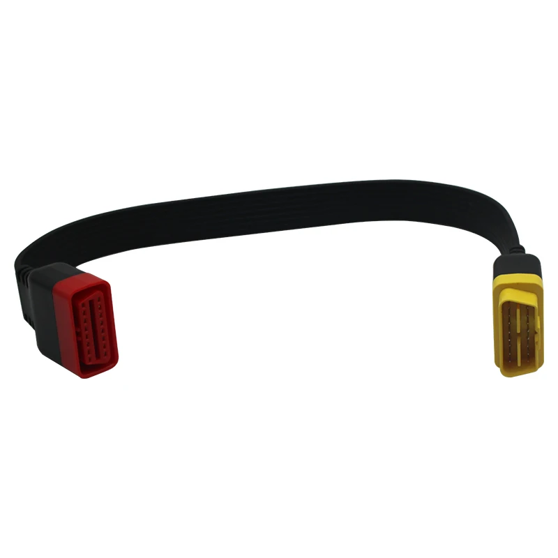 High Quality16 Pin Male To Female OBD2 Connector OBDII Extension cable 36cm 16Pin Diagnostic ELM327 OBD2 Extended Adapter