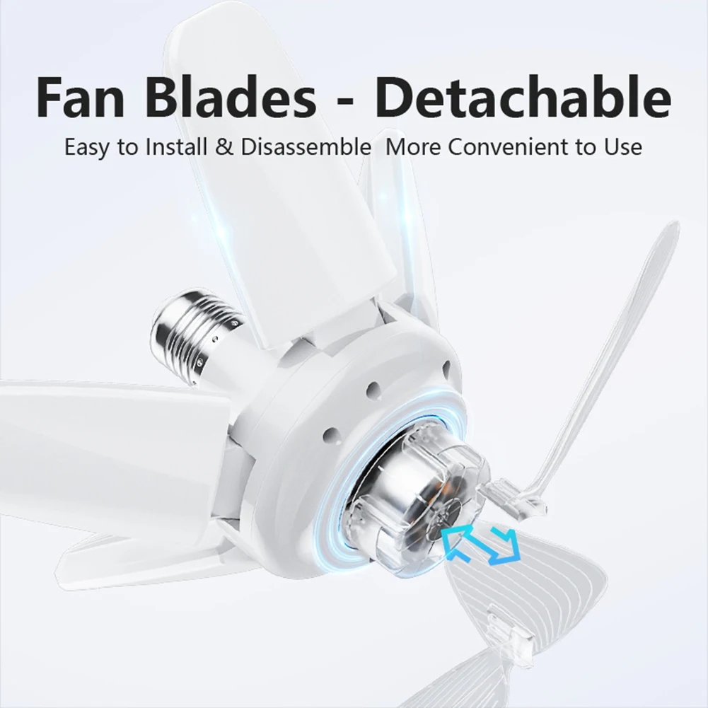 مروحة سقف حديثة مع مروحة سقف صامتة خفيفة وجيدة عن بعد للمطبخ وغرفة النوم والطابق السفلي وغرفة المعيشة #4