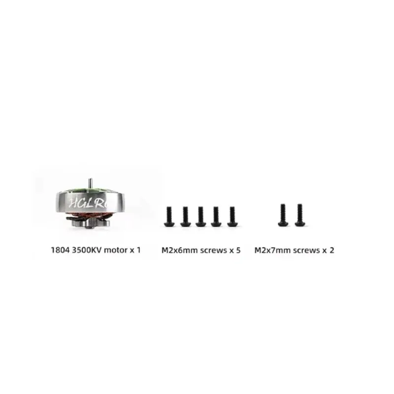 HGLRC SPECTER 1804 2450KV 4S Brushless Motor Micro Motor for 3-3.5
