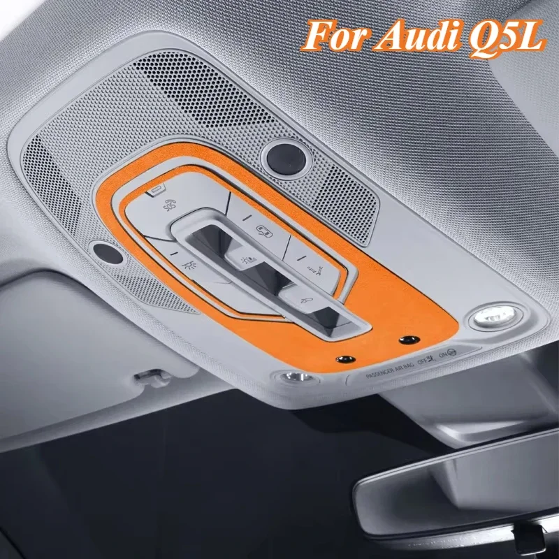 

Для Audi Q5L 2018-2024 автоматическая лампа для чтения, декоративная наклейка, аксессуары для автоматической модификации интерьера, наклейка против царапин