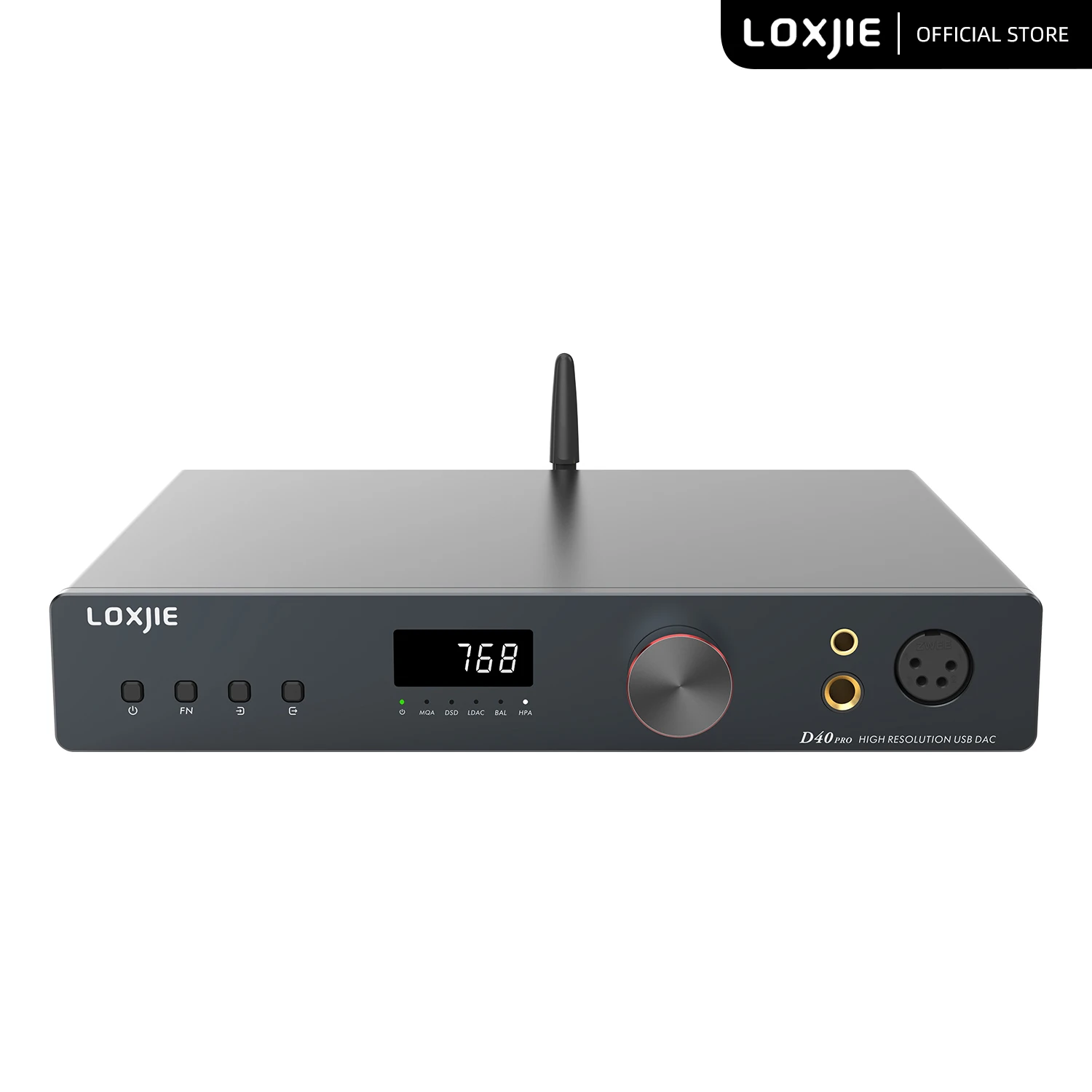 LOXJIE D40 PRO Audio DAC & Headphone AMP ES9039MSPRO XU316 DSD512 Bluetooth 5.1 LDAC APTXHD I2S AES MQA-CD With Remoter Control