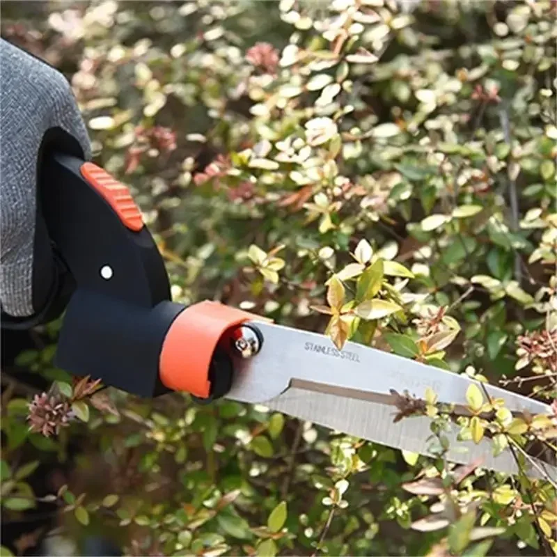 Garten mäher Schere scharfe Spitze 360 Rotation Garten Gras Trimmen Schere Hand Rasen Schnitt Gartengeräte