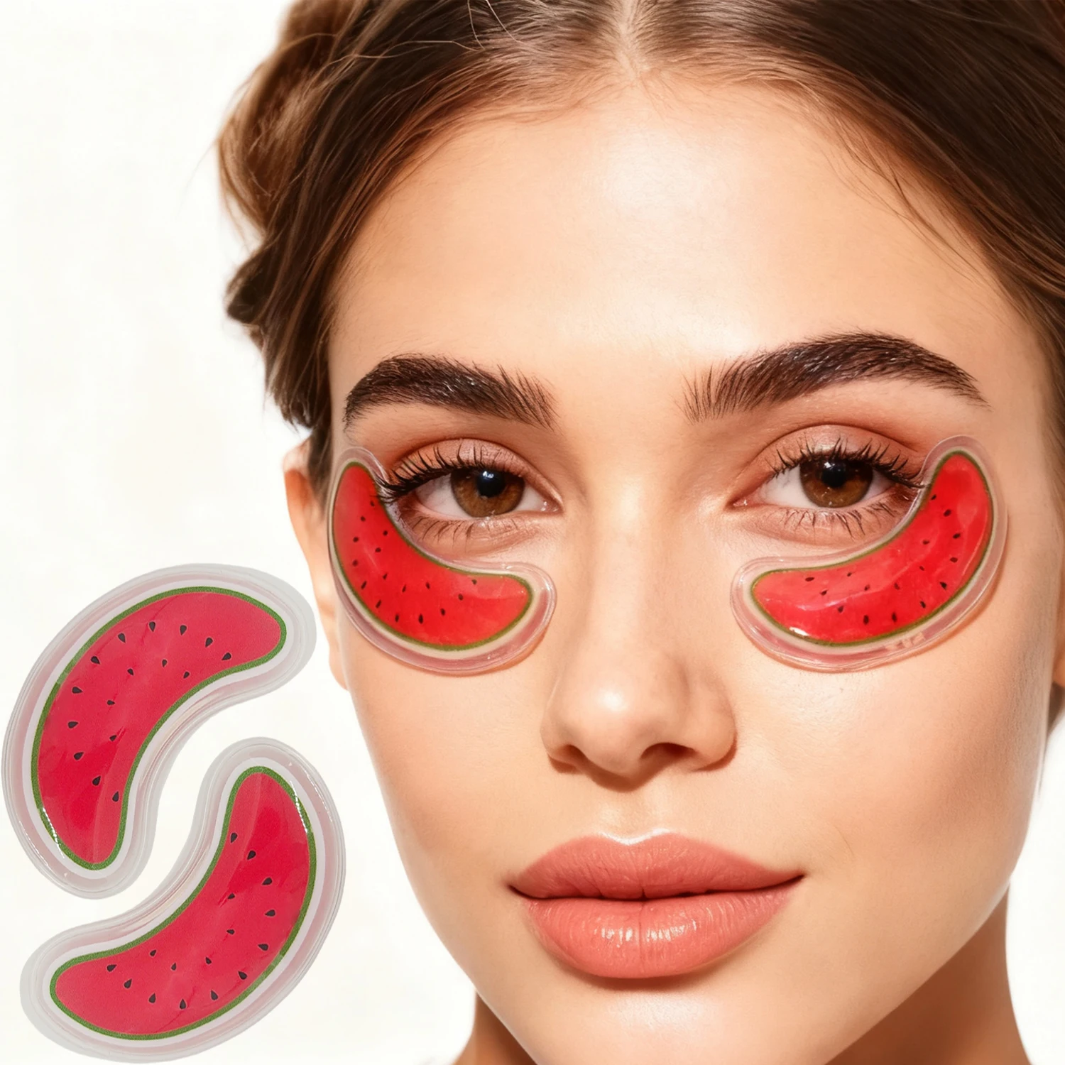 Máscara de olho refrescante, bloco de gelo facial para olhos inchados, almofada de gel para rosto, pós-cosmético, enchimento de botox, recuperação, olhos inchados e olheiras