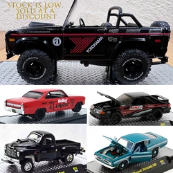 Ford Mustang Diecast Alloy Car Model, Mach Divertido, Pickup Truck, Modern Muscle Kids Brinquedos, M2 1:64, Johnny Lightning