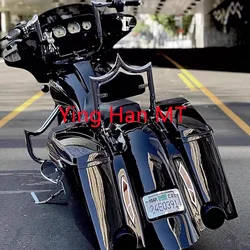 For Harley Touring Street Glide Road Glide Road King 2009-2023 Passenger Sissy Bar Backrest