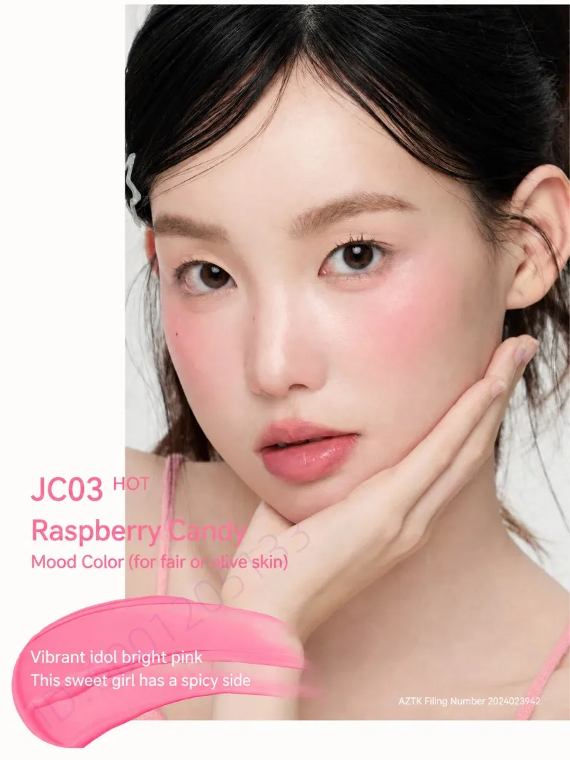 AZTK Liquid Blush Water To Powder Soft Matte Cool Toned Blusher Natural Pink Flush Long Lasting Cheek Tint Makeup