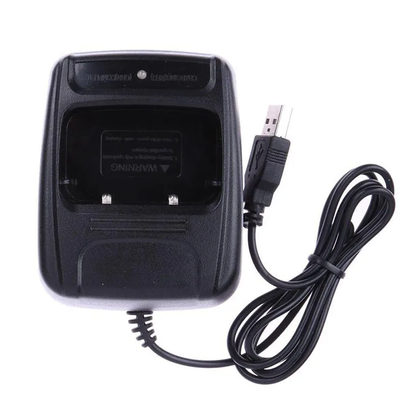 Two-Way Charger Wired Li-ion Battery For Baofeng BF- 888S Retevis H777 Black Radio Walkie-Talkie High Quality New