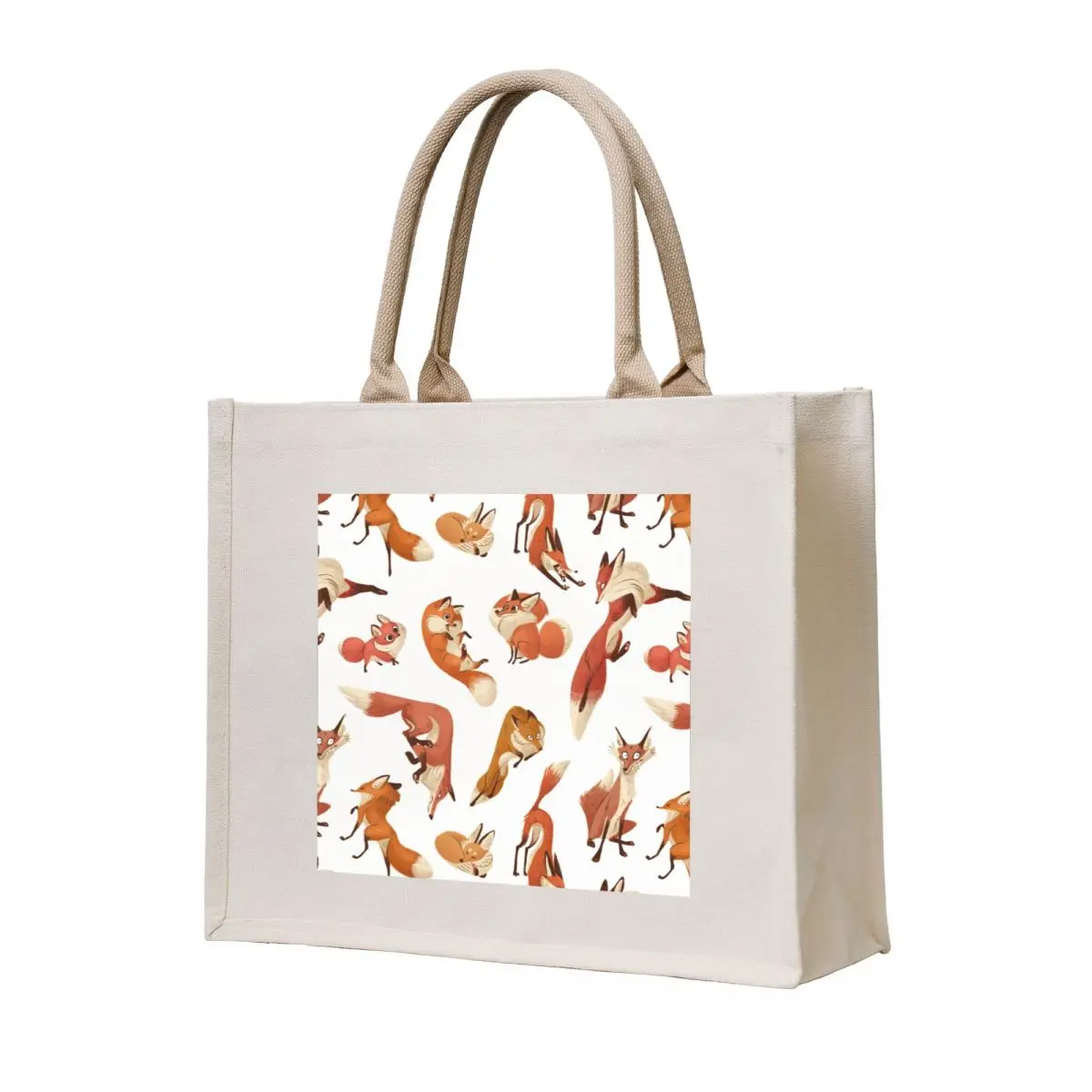 

Red Foxes Tote Bag shopper bags for women shopping trolley bag Women's shopper bag