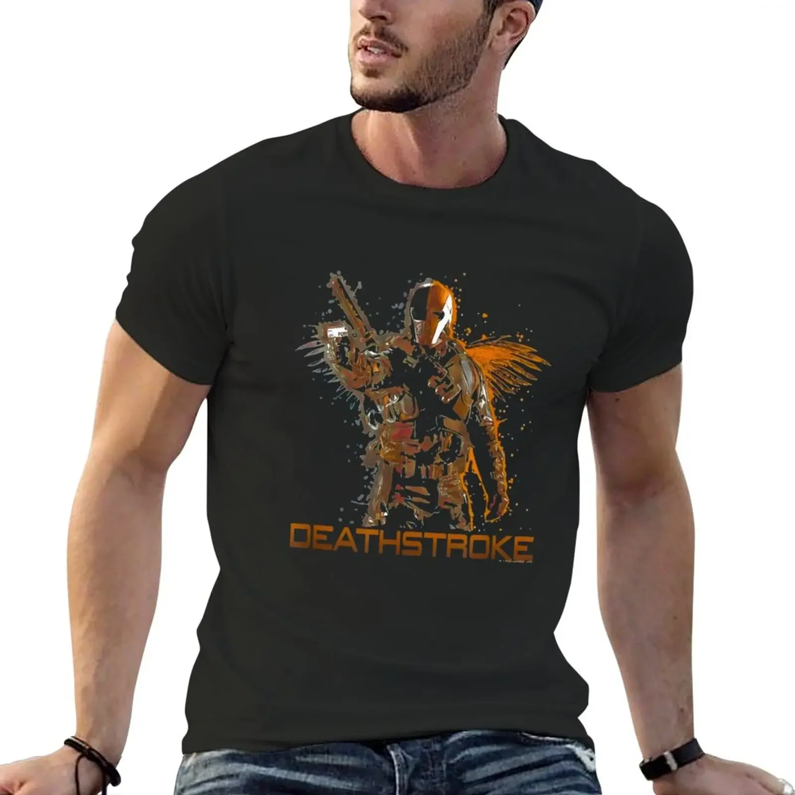 

Arrow TV Series Deathstroke T-Shirt blanks quick-drying graphics workout shirts for men