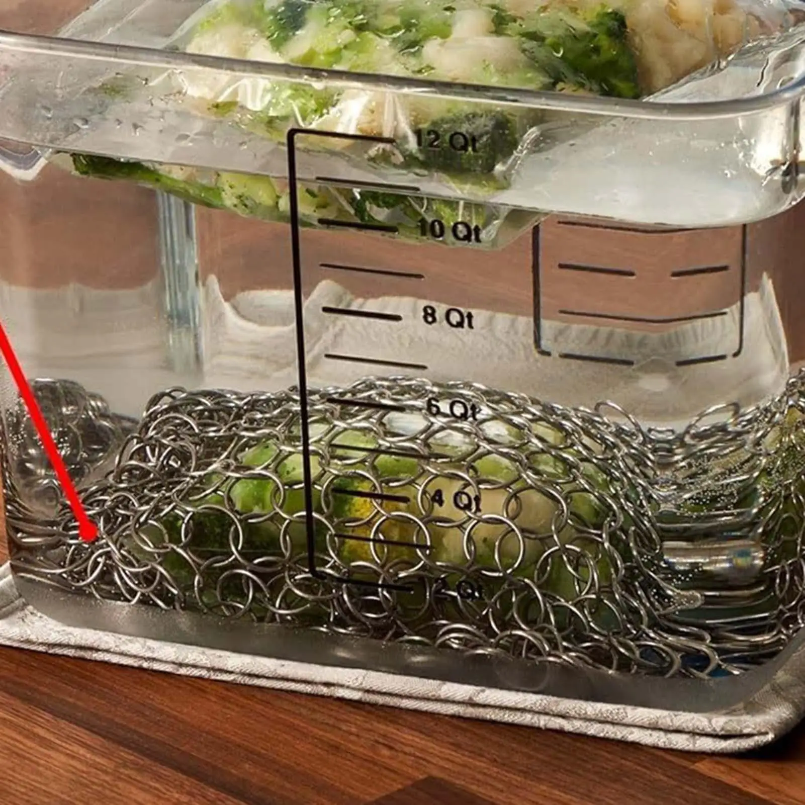 Sinker Weight Food Stainless Steel Mesh Net Evenly Maintain immersion Pressure cooker slow cooking machine accessories view 4