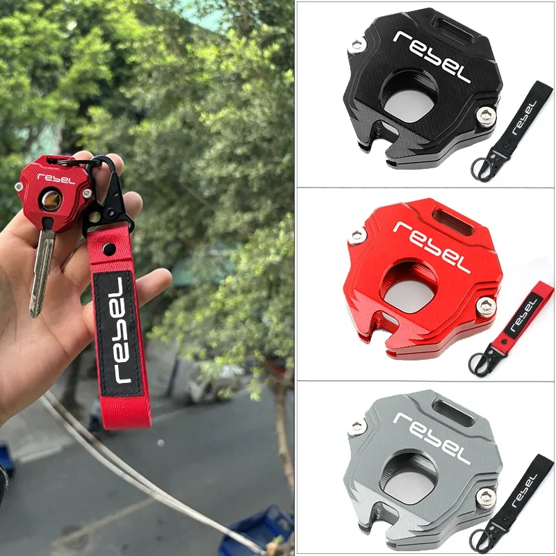 Motorfiets Accessoires CNC Key Case Cover Shell Sleutelhanger Voor Honda Rebel CM1100 REBEL 1100 1100 T DCT