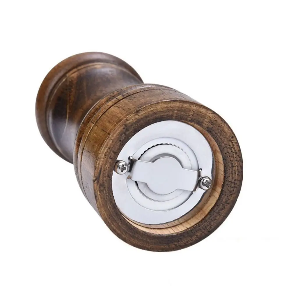 

Wooden Cooking Salt Pepper Grinder Pepper Bottle Handheld Wood Pepper Spice Mill Classical Manual Hand Pepper Grinder Restaurant