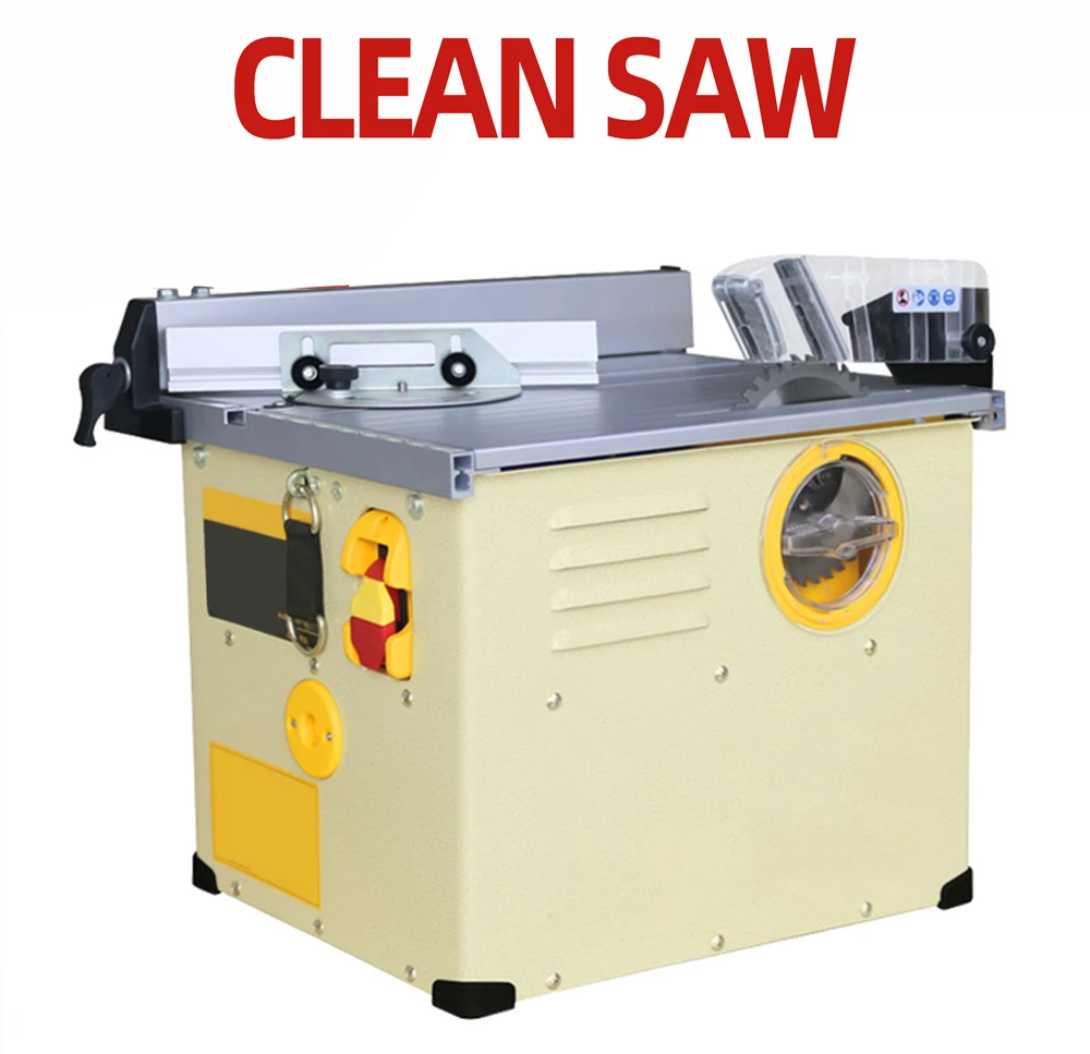 

2300w Dust-Free Composite Table Saw Multifunctional Woodworking Sliding Table saw Integrated Precision Saw 4900rpm