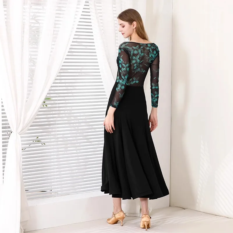 

MY902 Modern Dance Dress National Standard Dance Dress Social Dance Dress Waltz Grand Swing Dress