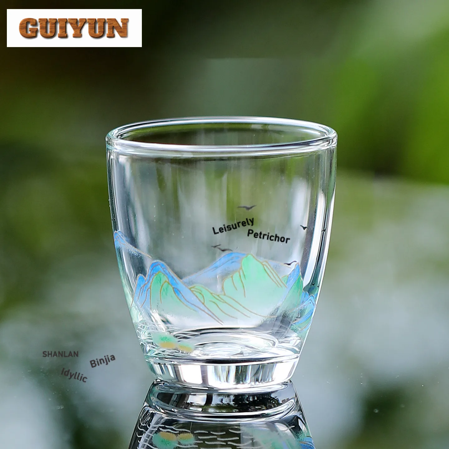 

50 мл утолщенная стеклянная чашка, винтажная чайная чаша, милая чашка, чашка с ароматом для дегустации чая, чашки Chazhan Master, коллекция принадлежностей для чайных наборов