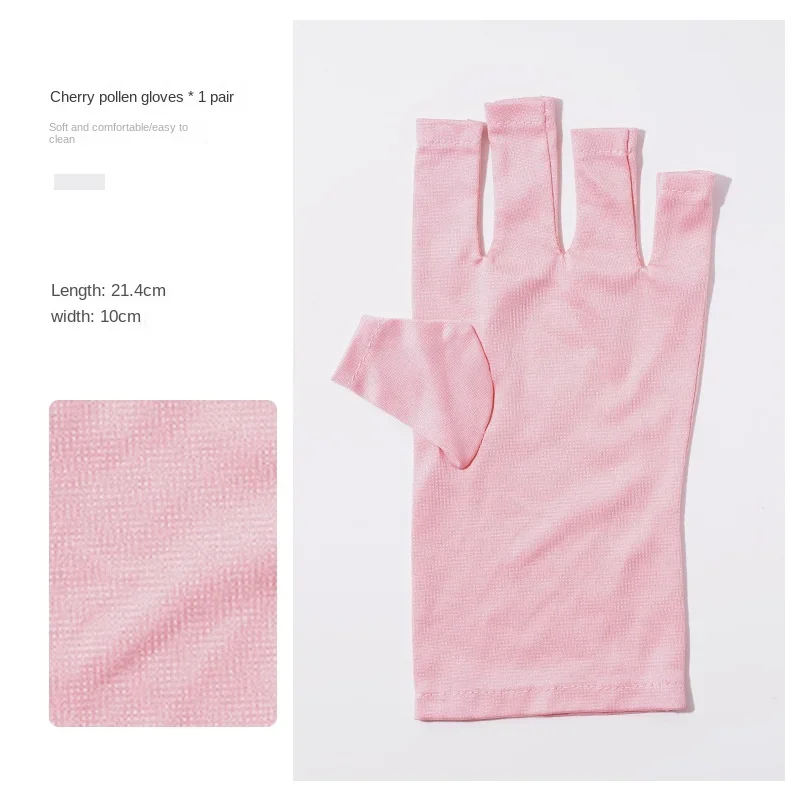 Nail Art UV Protection Gloves Anti-UV Radiation Gel LED Lamp Hand Protector For Nail Art Gel UV LED Lamp Tool gallery 4