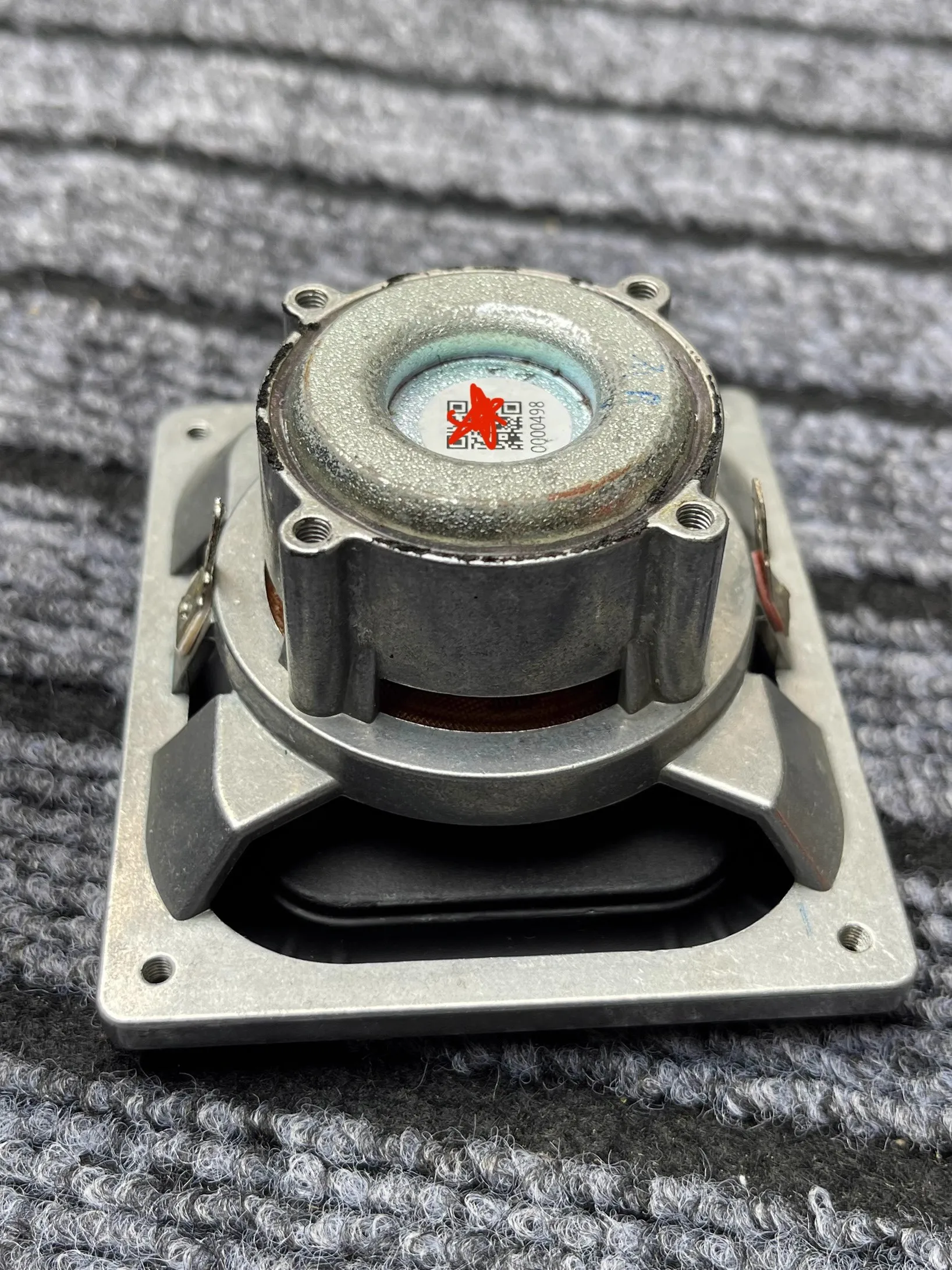 GHXAMP High-End Flat Panel Speaker with Aluminum Alloy Frame - 15W 4Ω, 78x68mm | Clean, Clear & Natural Sound 1pc