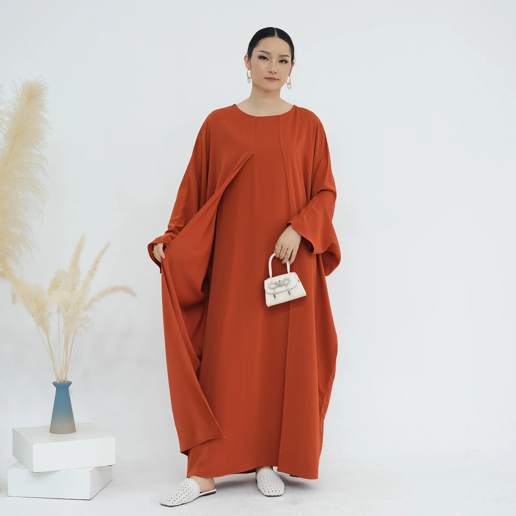 

Eid Ramadan Dubai Abaya Turkey Kaftan for Women Muslim Dress Djellaba Jalabiya Kimono Caftan Musulmane Femme Vestidos Robe Gown