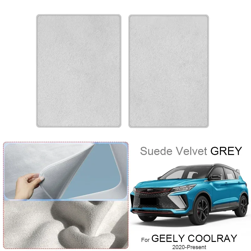 

Car Suede Fabric Anti-uv For GEELY COOLRAY 2020-Present Electrostatic Adsorption Sunroof Sunshade Auto Heat Insulation Skylight