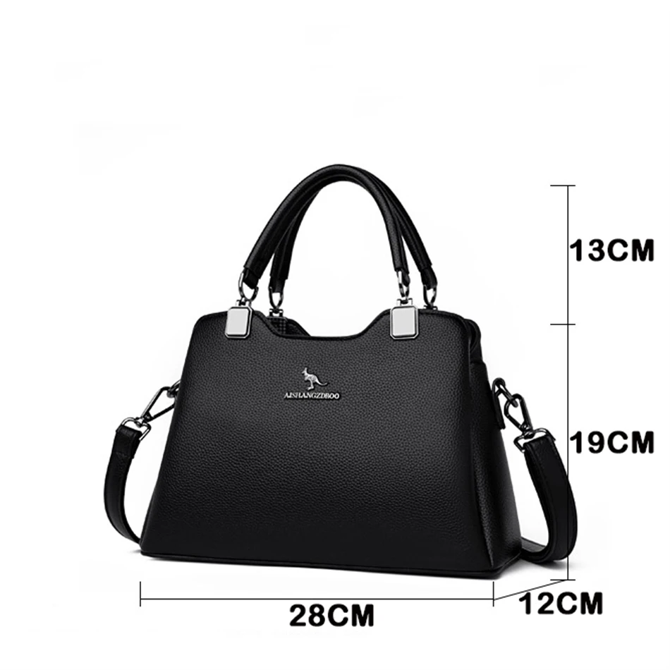 Women Fashion High Quality Leather Fashion Shoulder Bags 2023 Trend Female Tote Crossbody Bags Top-handle Handbags Purses Sac