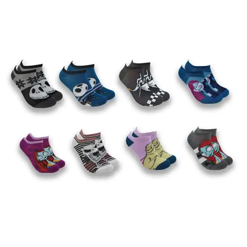 

Fashion Harajuku Style Cartoon Print Invisible Short Socks Happy Funny Street Socks Men Women Korean Style Novelty Ankle Socks