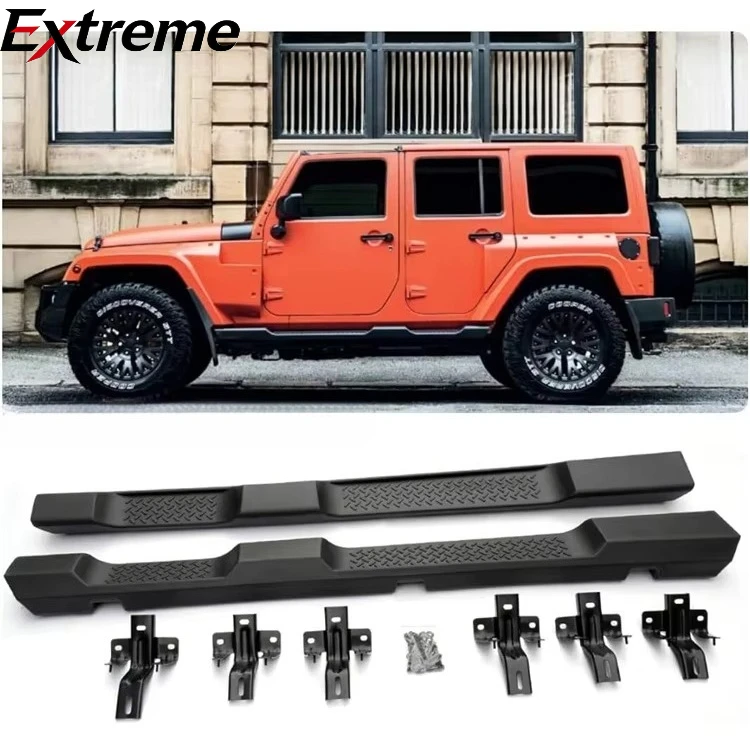 Side Skirt for JK Wrangler Four Doors Two Door 2007-2017 Original Side Step PP Material Auto Accessories