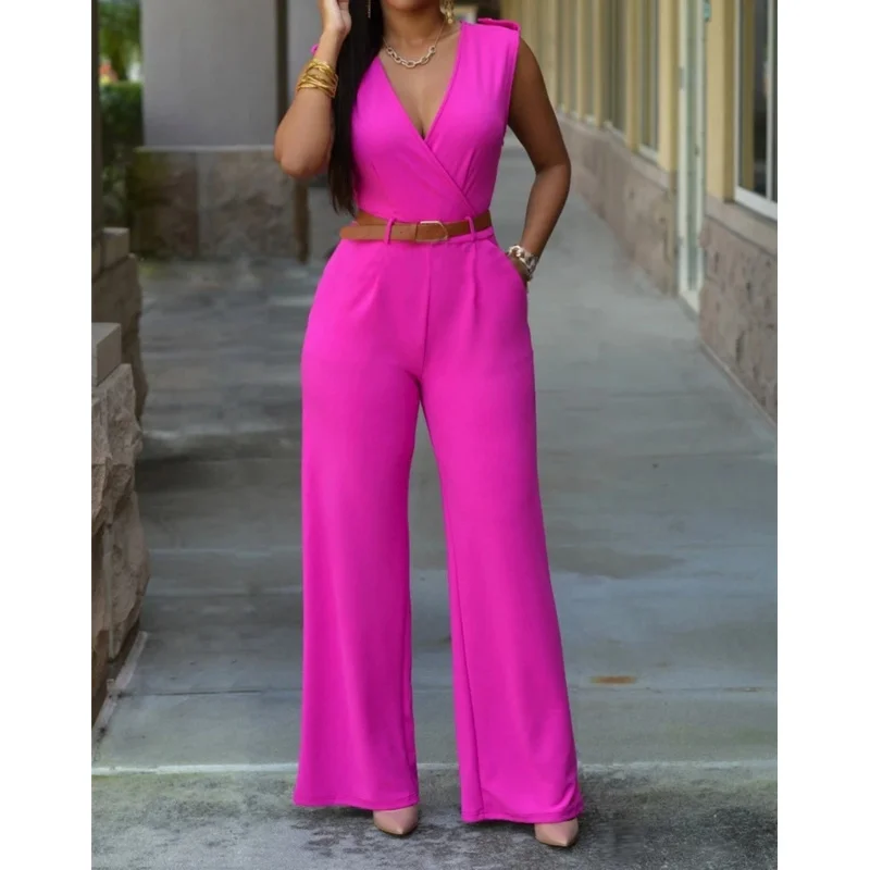 Women Jumpsuit Lady Sleeveless Romper Jumpsuit Bodysuit Bodycon Party Streetwear Outfit Clothes Party Playsuit