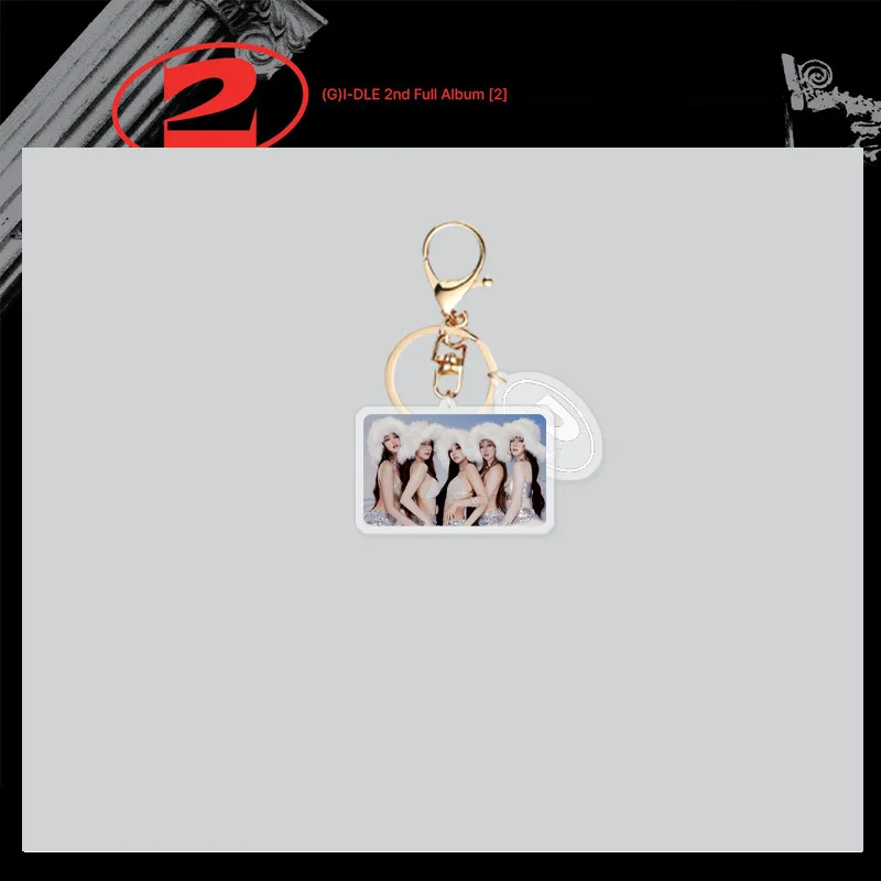 A (G) I-DLE Nouvel Album 2ND YUQI MINNIE Acrylique Porte-clés Key Hanger Périphérique