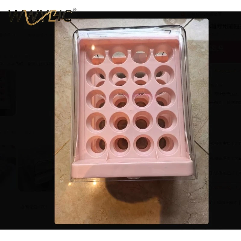 Suitable for Egg Storage Box Special Drawer Type  Refrigerator Household Kitchen Fresh-keeping  Rack Food Grade Finishing