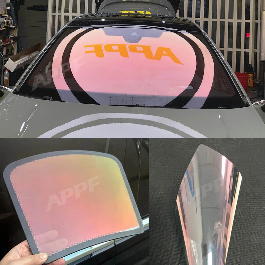 

Chameleon Tint Car Window Film Red VLT 80% Solar Colored Chameleon Tint Uv Proof Solar Film