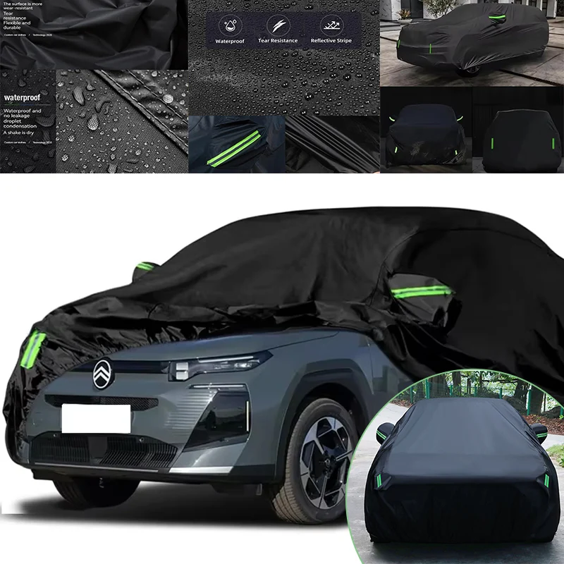 

Всепогодный чехол для автомобиля Citroen C5 Aircross - Защита от снега, воды, пыли и солнца с отражающими полосами