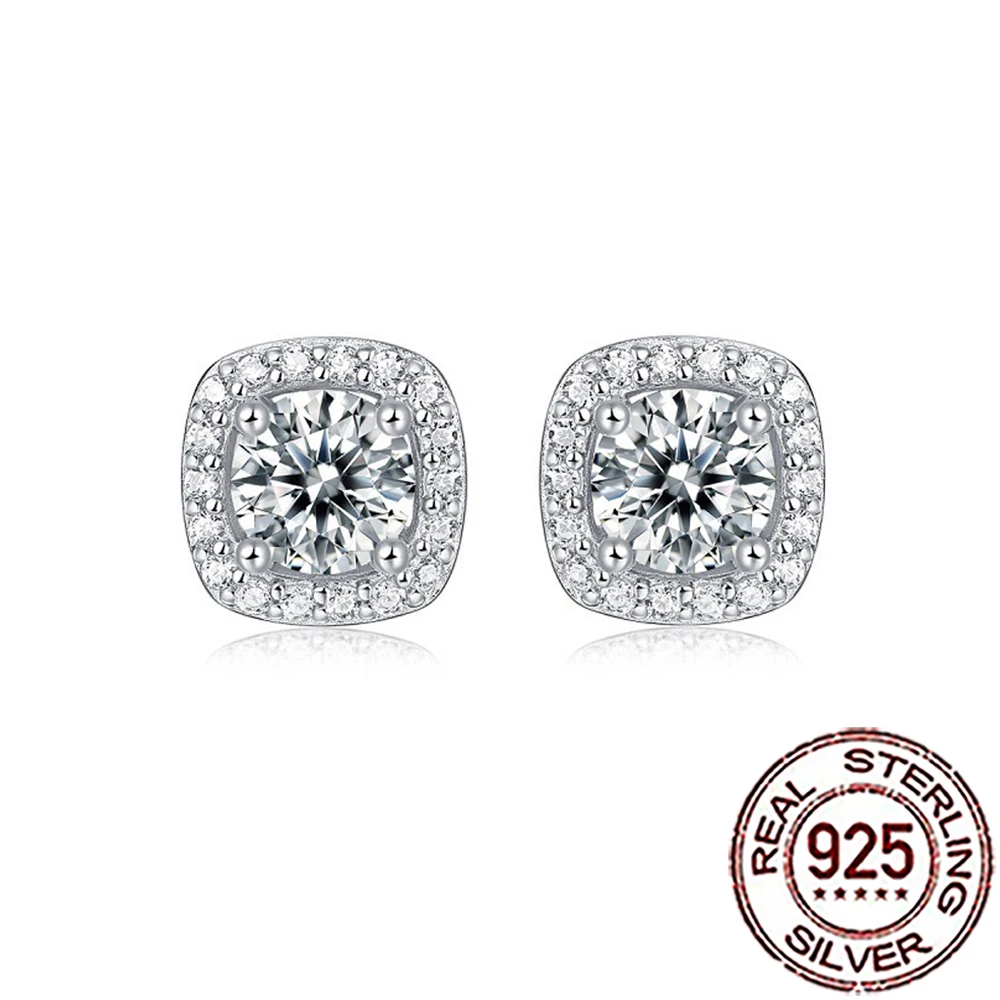 

Серьги-гвоздики CWWZircons из стерлингового серебра 925 пробы с элегантными блестящими кубическими циркониями, большие квадратные серьги-гвоздики для женщин, изысканные ювелирные изделия для свадьбы и вечеринки SE069