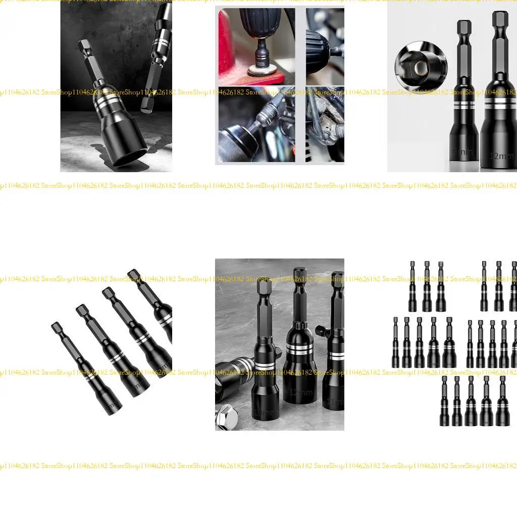 

Q2Q4 Power Nut Driver Drill Bit Set Socket Adapter Bolt Driver Repairing