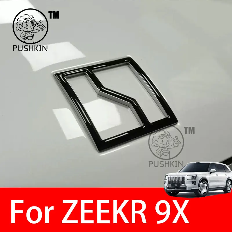 

For ZEEKR 9X 2025 2026 Black Car Markers Car Modification Blacking Markers Rear End Markers Header Markers Special Decoration