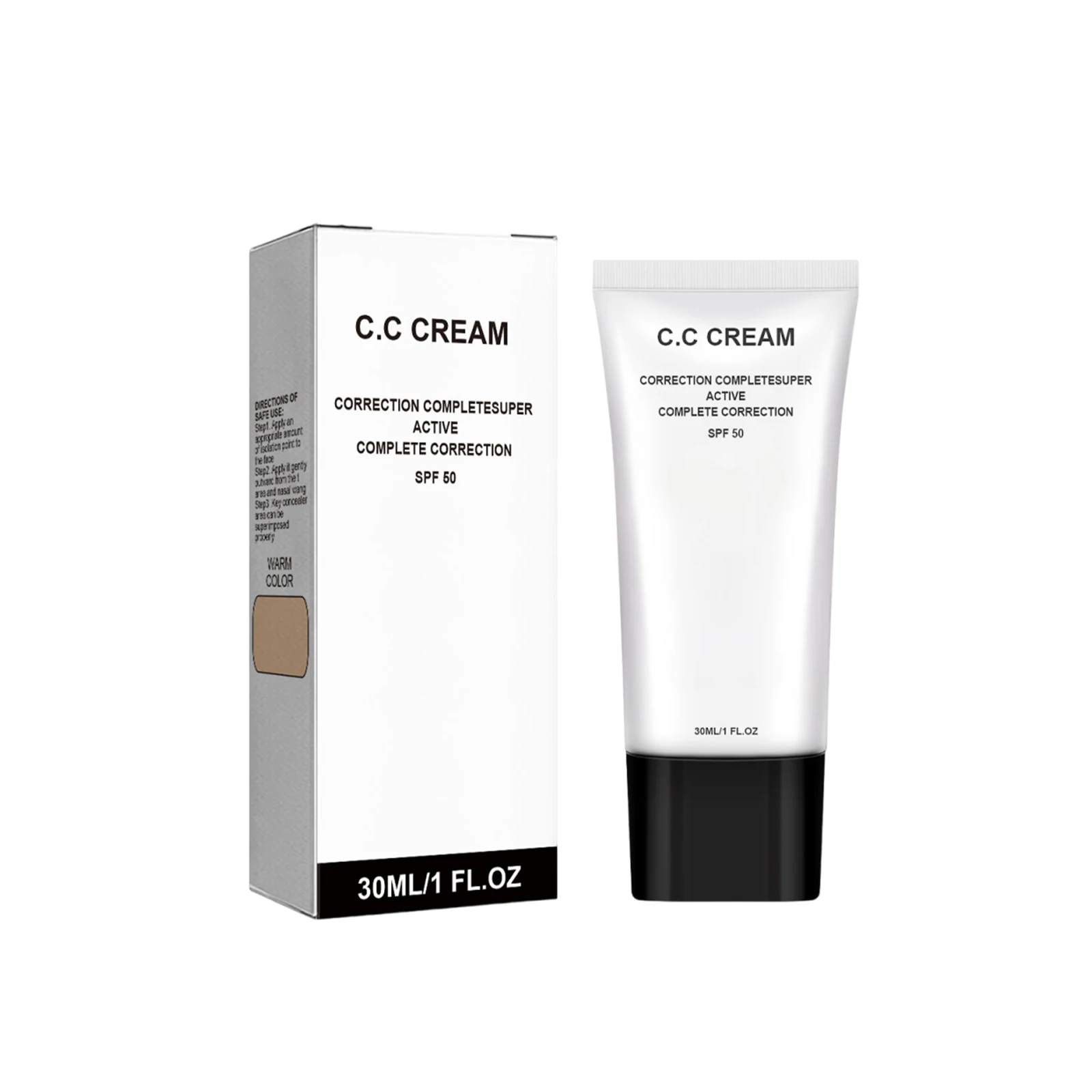 CC Cream Moisturizing Oil Control Brighten Complexion Prevent Sun Spots Strengthen Skin Barrier For Outdoor Sports Daily Use