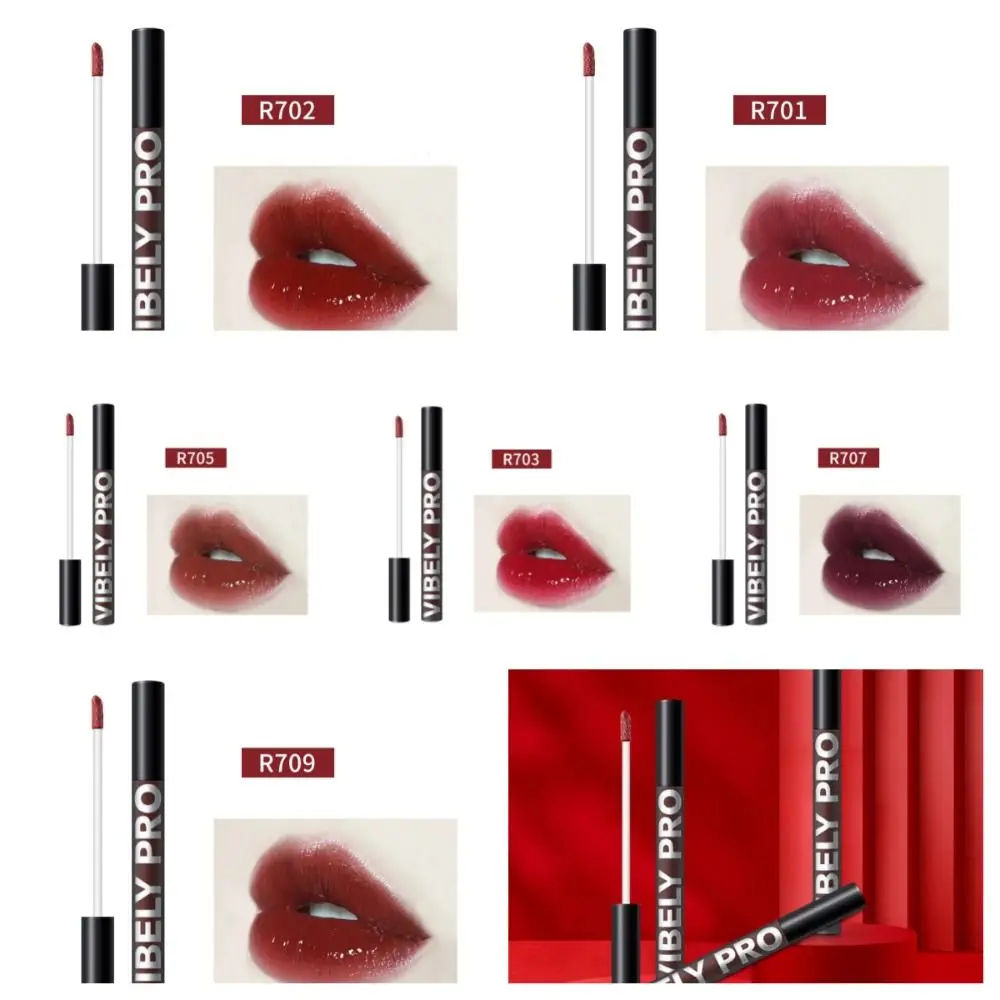 Lang anhaltende Lippen glasur elegante matte glatte Lippen schlamm wasserdicht erröten Lip gloss Frauen