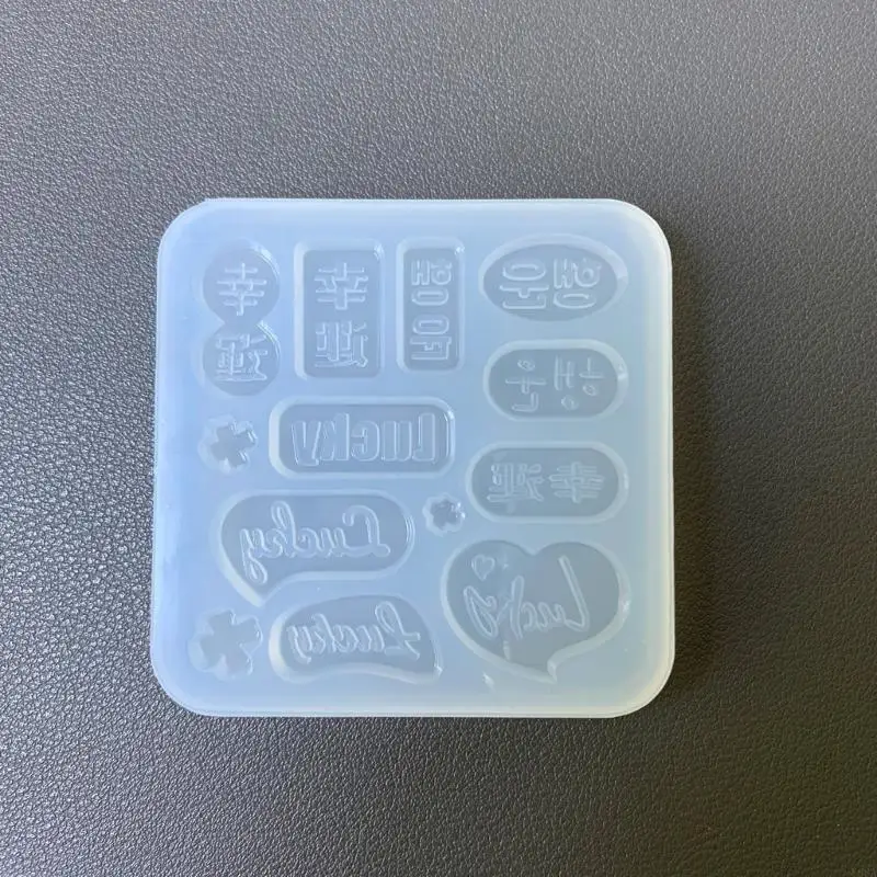 

Y88A Clovers Mould Silicone Mold Jewelry Accessories Making Mold Epoxy Moulds