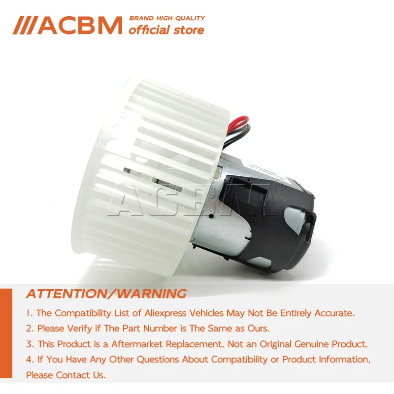 64119242608 ACBM Heater Blower Motor Fan RHD 64119200935 64119194590 for BMW F01 F02 F06 F07 F10 F11 2007-2019