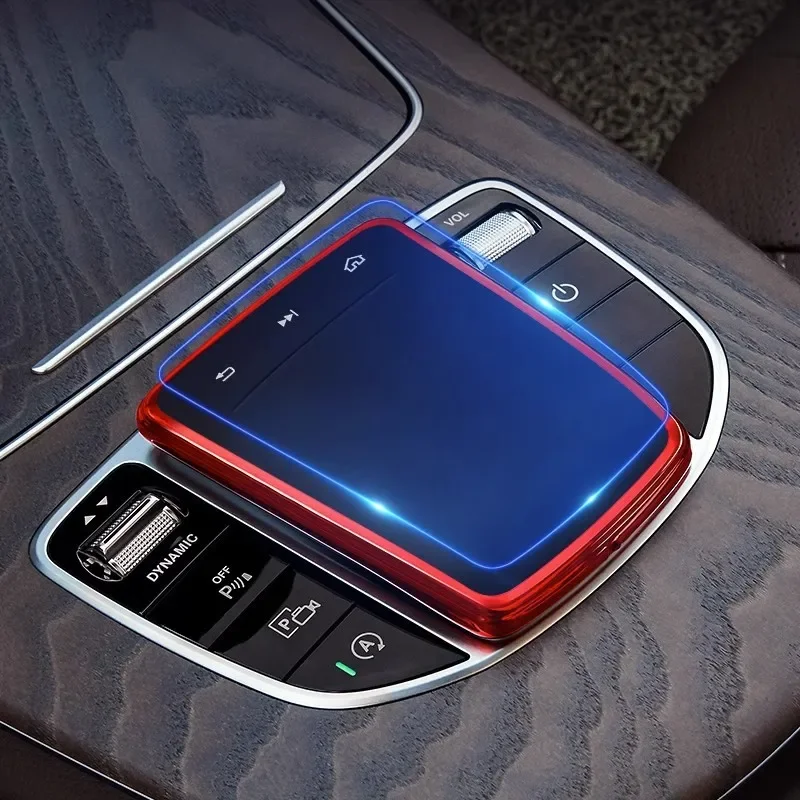 اكسسوارات السيارات بولي TPU مركز التحكم ماوس حامي الشاشة غطاء لمرسيدس بنز A B GLA GLE GLS GLB الفئة EQA EQB EQC #3