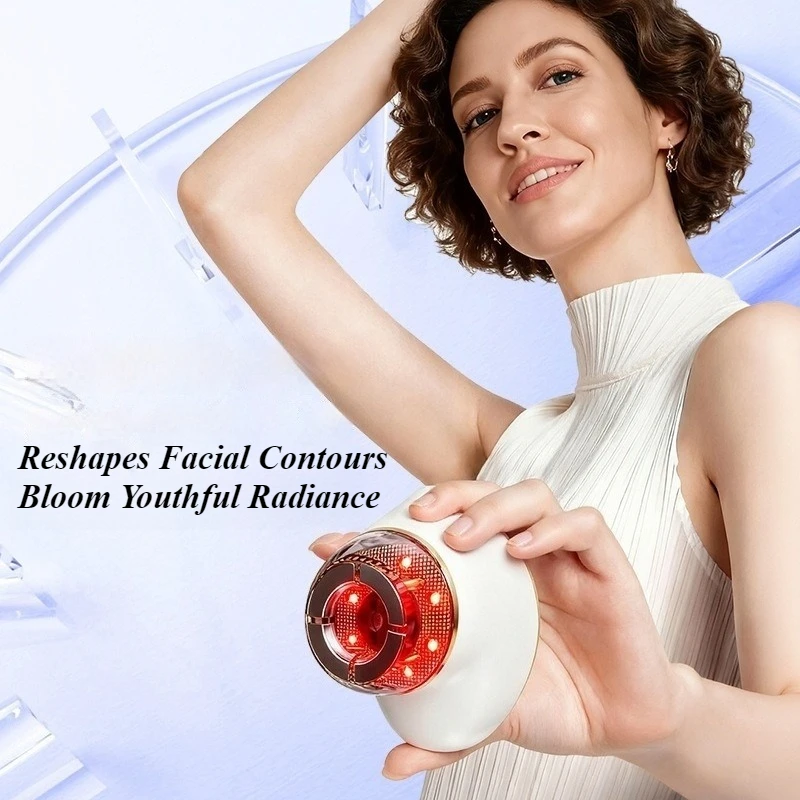 آلة تدليك الوجه LED معدات تجميل البشرة مكافحة الشيخوخة مكركرنت العناية بالبشرة جهاز الوجه معدات اهتزاز الوجه الجمالية #3