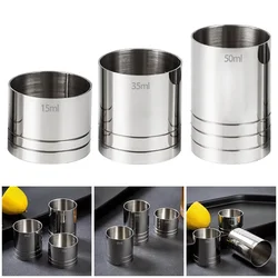 25ML/35ML/50ML Stainless Steel Measure Cup Cocktail Shaker Drink Barware Tools Cocktail Tools Bar Jigger Cup Accessories