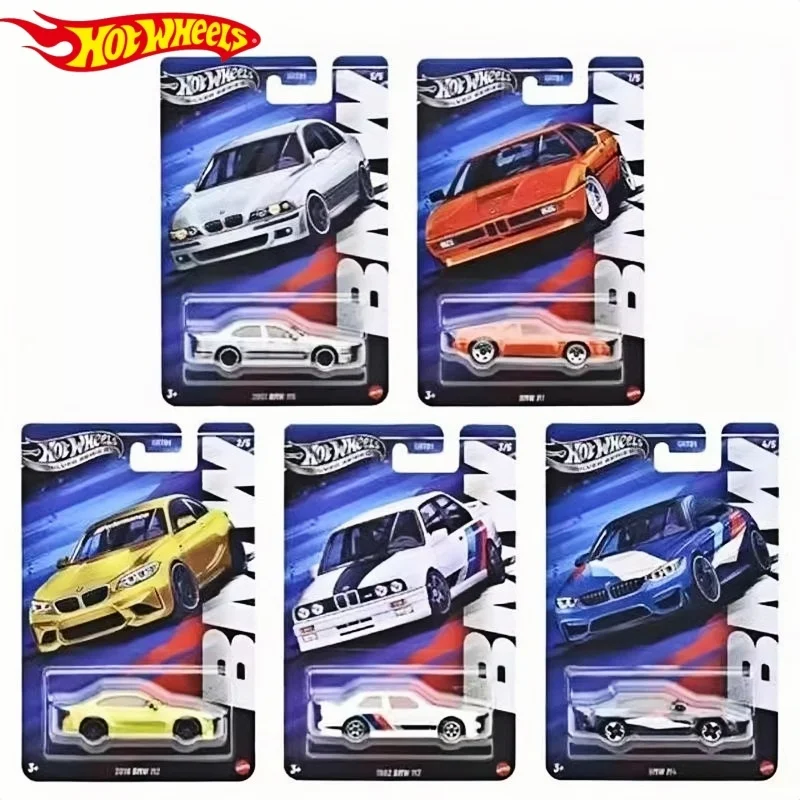 

Оригинальный комплект Hot Wheels Bmw, серебряная серия 2025 M1 M2 M3 M4 M5, масштаб 1:64, литая под давлением модель автомобиля, неоткрытая Grt01, подарок для мальчика