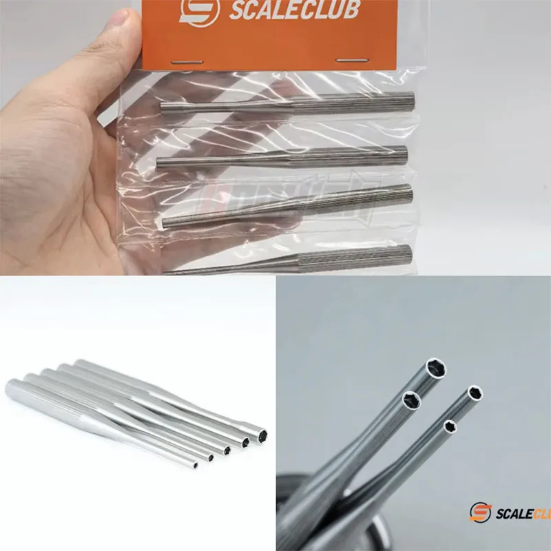 

Metal Stainless Steel Screw Sleeve Set Tool 1.5/2.0/2.5/3.0/4.0mm 1:14 For Tamiya Lesu For Scania Man Actros Volvo Car Parts